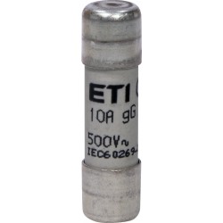 Saugiklis cilindrinis 10A 10x38