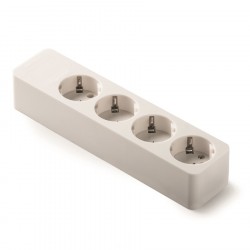 Lizdas 4v. su įžem.2524-O baltas Famatel