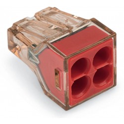 Jungtis 4x1.5-4mm² raudona 32A 773-604/100 Wago