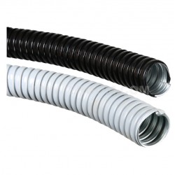 Metalo gofras 14/18.6 juod.PVC WOT 11/10 BK ERGOM