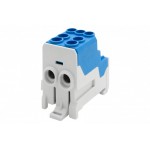 DBR 100A 2x25/6x10 sujungimo kaladėlė, mėlyna