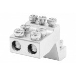 DBR 100A 2x25/6x10 sujungimo kaladėlė, mėlyna