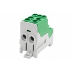 DBR 100A 2x25/6x10 sujungimo kaladėlė, žalia