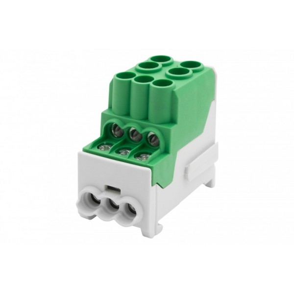 DBR 100A 2x25/6x10 sujungimo kaladėlė, žalia