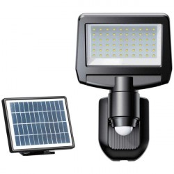  10W LED prož. TOMI SOLAR 1100lm NW su dav.PIR