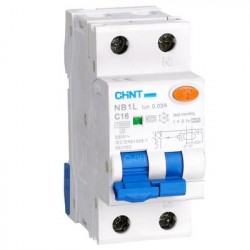 Nuotekio relė+aut.jungiklis 1P+N 20A 30mA 'C' /6