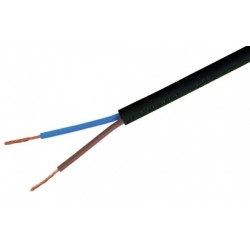  2x  1.0 OMY/HO3VV-F kabelis juodas