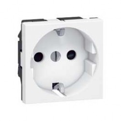 Kištukinis lizdas 1x2P+Ž  Rapid/Mosaic 1x(45x45)