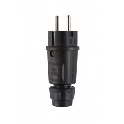 Šakutė ABL ELAMID 3x2,5 IP44 juoda UV 16A