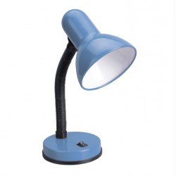 Šviestuvas stalinis E27 s/j h30 d14 mėlynas