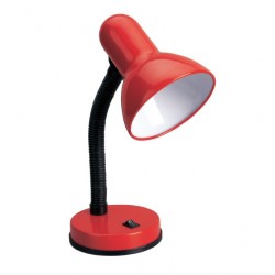 Šviestuvas stalinis E27 s/j h30 d14 raudonas