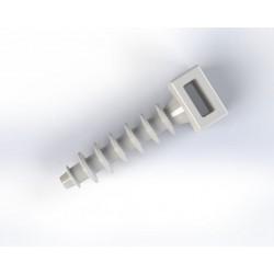 D6x34 Kalamas laikiklis baltas nail.8mm/100vnt