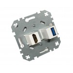 Lizdas HDMI+USB-002-01 L E/B duomenų