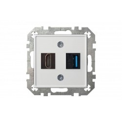 Lizdas HDMI+USB-002-01 L E/B duomenų
