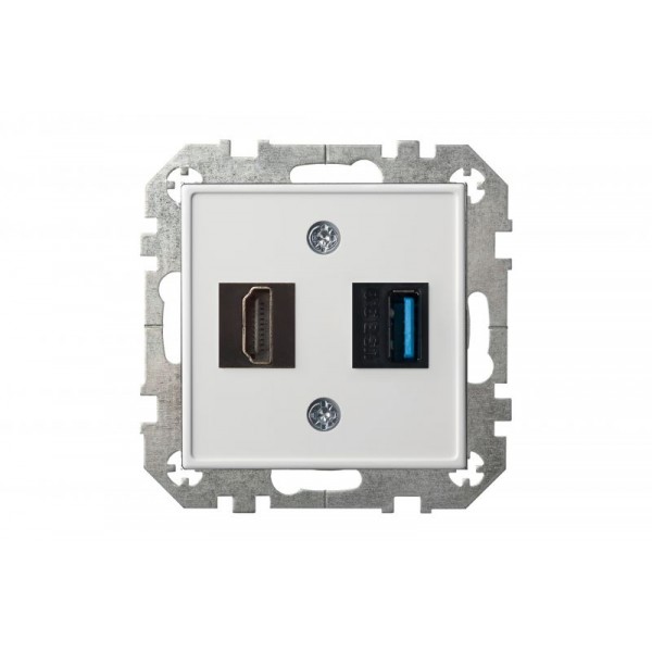 Lizdas HDMI+USB-002-01 L E/B duomenų