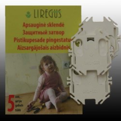 Lizdas aps. sklendė UKL-001 balta (5vnt)