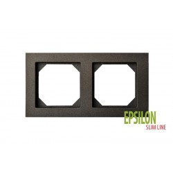 Rėmelis 2v Slim Line K14-145-02 juoda E/J Epsilon