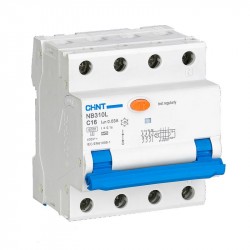 Nuotekio relė+aut.jungiklis 3P+N  C16A 30mA