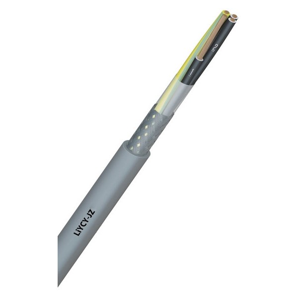 3x 0.5 LIYCY kabelis ekran. 500V kontrolinis 3x 0.5 LIYCY kabelis ekran. 500V kontrolinis