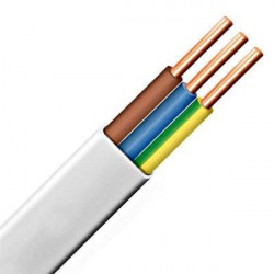  3x  2.5 BVV-P(YDYp) 300/300V kabelis, 10m/pak.