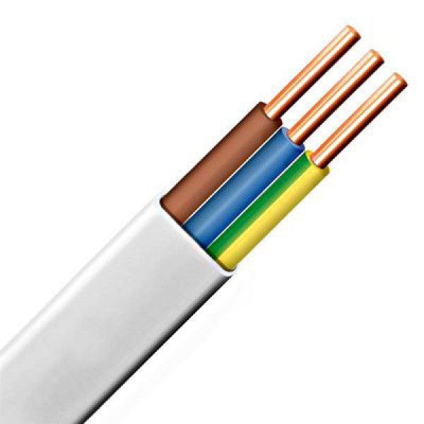  3x  2.5 BVV-P(YDYp) 300/300V kabelis, 10m/pak.