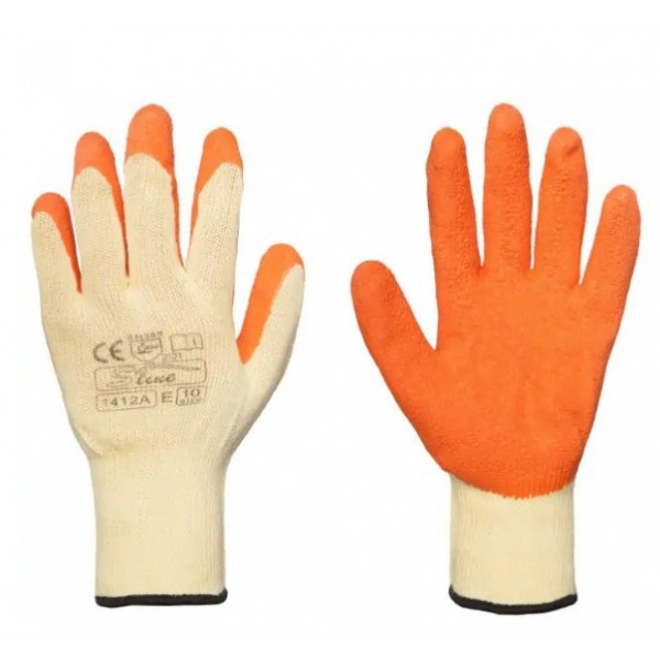 Pirštinės dengtos oranžiniu lateksu 0P-1412A (11)