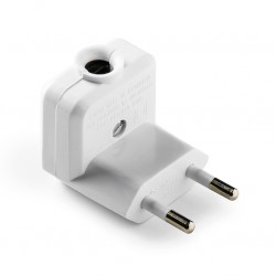 Kištukas lenktas 1003 Famatel baltas