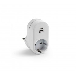 Lizdas-adapteris 1321 USB A+C Famatel