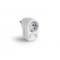 Adapteris 1vt.su įžem.ir jungt. 1341 balta Famatel