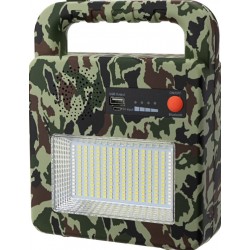 LED šviestuvas/garsiak  3W 400Lm IP44 nešioj, s.b