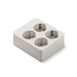 Lizdas 4v. su įžem. 2504 baltas Famatel baltas