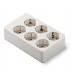 Lizdas 6v. su įžem. 2506 balta Famatel