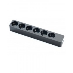 Lizdas 6v. su įžem. 2507-N-O  juodas Famatel