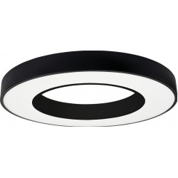 LED lubų šv. PD64-A2 /36W/230V,3000K žiedas,juodas