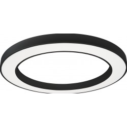 LED lubų šv. PD64-A2 /64W/230V,3000K žiedas,juodas