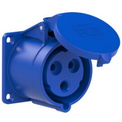 Lizdas 32A 3P 6h IP44 mėlynas PCE 323-6
