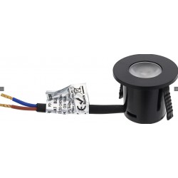 LED šv.1W/230V,CABINET 3000K,60lm,IP20 juodas