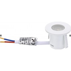LED šv.1W/230V,CABINET 3000K,60lm,IP20 baltas