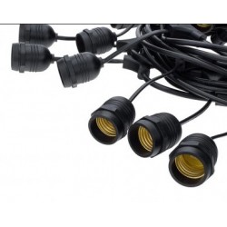 Girlianda 15vnt lempučių, E27, IP65, 14.4m 5051