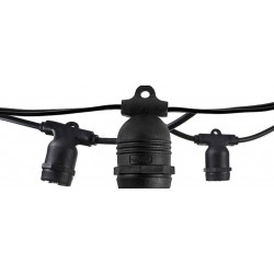 Girlianda 15vnt lempučių, E27, IP65, 14.4m 5052