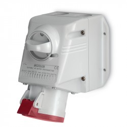 Lizdas 5p 32A IP44 stacionar. Scame 513.3257TS.A