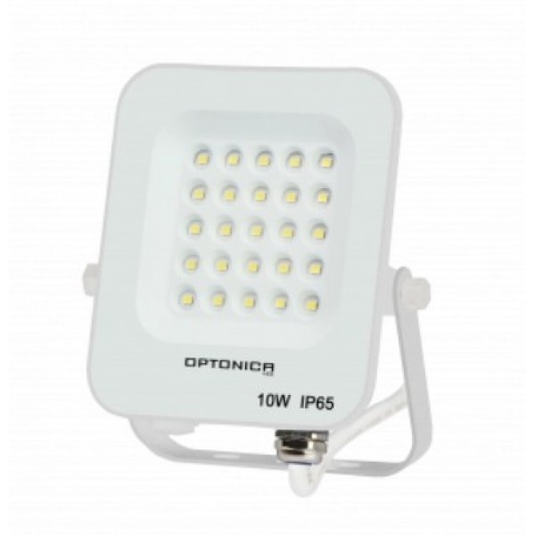  10W LED prožekt. SMD2700K Floodlight IP65 baltas