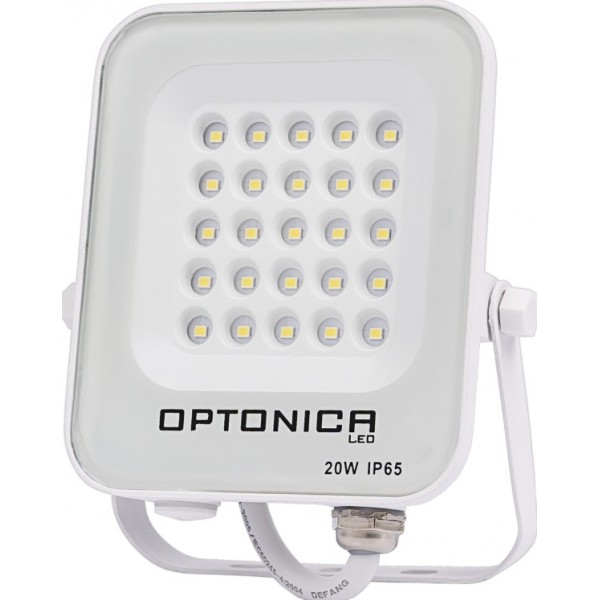  20W LED prožekt. SMD4500K Floodlight IP65 balta