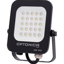  20W LED prožekt. SMD4500K Floodlight IP65 juod.