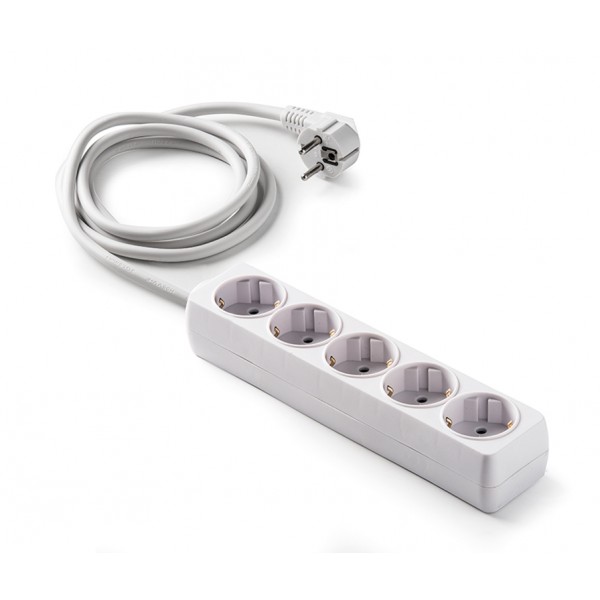 Ilgiklis 5v. 1.5m 3x1.5  9/505 Famatel baltas