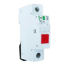 Modulinė indikacinė lemputė FMI3 raudona 230V EVO