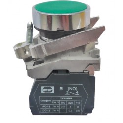 FP PCP žalias 1NO IP40 jungiklis Pl