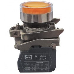 FP LED PCPI geltonas 1NO IP40 230V jungiklis