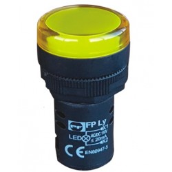 Signalinė armatūra geltona LED 12V AC/DC FP L12y