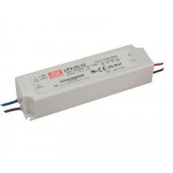 LPV-35-12 LED mait.šaltinis 12V 3A 36W IP67 MW